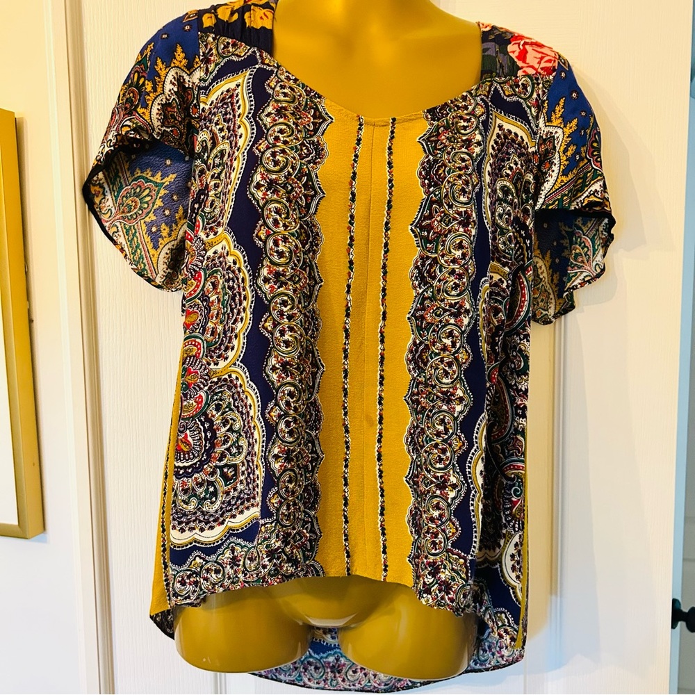 Anthropology beautiful floral top